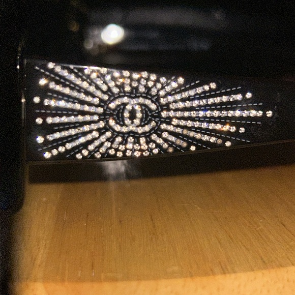 Gorgeous Authentic Chanel Sunglasses w/strass(none missing)embellished logo arms - Picture 2 of 16